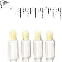 Best Season Lichterkette Serie MICRO "Icicle" 100teilig Länge ca.2 m, Birnchen klar, Kabel transp.,outdoor, 592-70