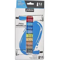 Pebeo Feine Aquarellfarbe 12 Tuben Set