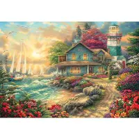 Educa Anatolian - Puzzle Chuck Pinson: Sunrise by the Sea - 2000 dielov