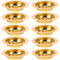 ABOOFAN 50Stk Mittelmeer Räucherofen Einsatz Aus Mit Goldfinish