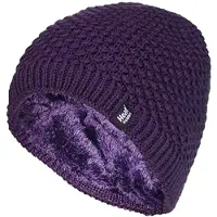 Heat Holder Wärmehalter - Ladies Knit Fleece gefüttert Warm Thermal Beanie Hat