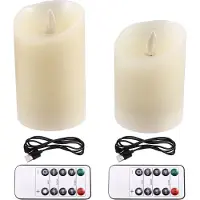 Kepptory LED-Kerzen, flackernde flammenlose Kerzen mit Fernbedienung