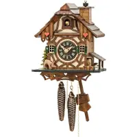 Engstler - 4130 - Wanduhr Kuckucksuhr - Kettenuhrwerk 1 Tag