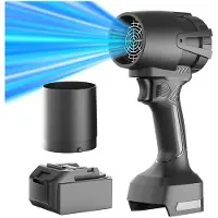 Kepptory Akku-Laubbläser, Elektrischer Staubreiniger, Leichtes Gartengerät für Wohnung, Garten, Terrasse und Garage