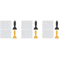 Spactz Lot von 72 selbstklebenden Anti-Duschmitteln mit 6 Grattoirs, Tapis Anti-Dérapant für Bad-Sonnenbad