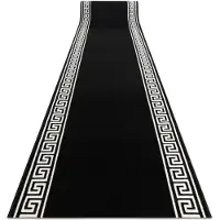 Rugsx Läufer BCF MORAD Grek griechisch schwarz 70 cm 70x120 cm