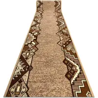 Rugsx Läufer BCF BARYTON beige 100 cm 100x550 cm