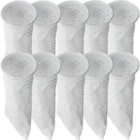 Exogio 10 Stück Premium 4-Zoll-Ringfiltersocken für Aquarien: Verbesserte Klarheit und Haltbarkeit