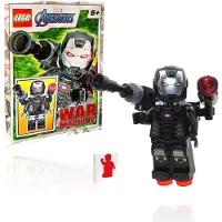 LEGO Marvel Super Heroes Avengers Infinity War Minifigur War Machine mit Blaster-Folienpaket