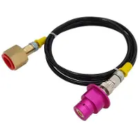 Zandona CGA320 Schnellverbindungsadapter Terra DUO Art zum Externen Co2-Tank-Adapterschlauch-Kit
