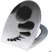 Helloshop26 Toilettensitz A Duroplast schwarze Steine 19_0000737