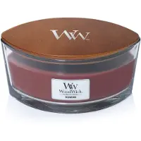 Woodwick Ellipse Scented Candle Redwood 16oz | Up to 50 Hours Burn Time