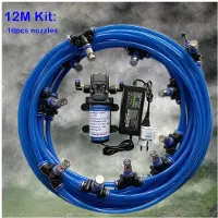 MaxPower (12M Blaues Kit)A11 Elektrisches Sprühgerät 12V Wasserpumpe 6M -18M Desinfektionsbewässerungssets 6mm