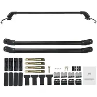 OEM Dachträger - 108 x 15,4 x 9,9 cm - Aluminium Dachträger quer mit glatter Oberfläche, 70 kg Tragfähigkeit - 2 Stück