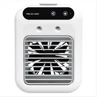 Melitt USB-Tisch-Luftbefeuchter, Ventilator, Wassertank, Mini-Luftkühler