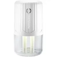 Melitt USB-Luftbefeuchter mit Großer Kapazität, Doppelsprühfunktion, Leisem Betrieb, Nachtlicht und Aromadiffusor für Zuhause und das Büro A