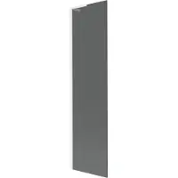 Mexen Next L Badewannen-Faltwand 1-flügelig 50 x 150 cm, grafit, weiß - 895-050-000-03-40-20