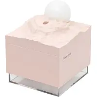 Semoic Aromadiffusor, Luftbefeuchter mit kühlem Nebel, LED-Mondlampe