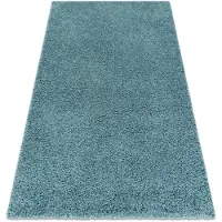 Rugsx Teppich SOFFI shaggy 5cm blau 140x190 cm