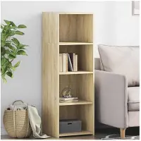 vidaXL Highboard Sonoma-Eiche 40x41x124 cm Holzwerkstoff