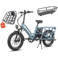 KUKIRIN Elektro-Cargobike - - FF20 CUV - 250 W - 48 V - 24 Ah - Blau