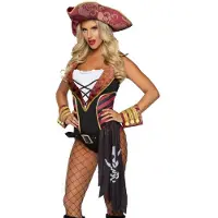 Leg avenue 4-tlg. Sultry Swashbuckler inkl. - XS / MEHRFARBIG