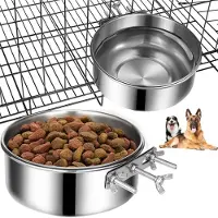 Spactz Lot von 2 Gamellen für den Hund, Gamelle für die Ernährung und Eau en acier inoxydable