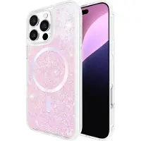 Case-mate Case -Mate iPhone 16 Pro Max Hlle [kompatibel mit Magsafe] - Irisierende Flssigkeit Glitter -Telefonhlle mit 12 Fu Abfallschutz - Premium -Ma