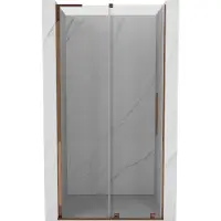 Mexen Velar L Schiebetür 110 cm, transparent, Roségold - 871-110-003-01-60