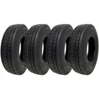 Parnells 4.80/4.00-8 6ply, Anhängerreifen, 340kg, 400x8 - Wanda P811 mit Straßenzulassung - Satz mit 4 Stück.