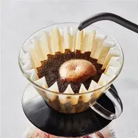 Semoic 200 Stück Kaffeefilterpapier Drip Cake Bowl C