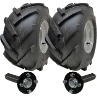 Parnells 18x9.50-8 Open Centre P328 ATV Trailer Kit Räder & Achsen Tragfähigkeit 750kgs
