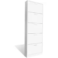 Helloshop26 Schuhschrank Möbel Holz Schubladen 15 Paare 2002044