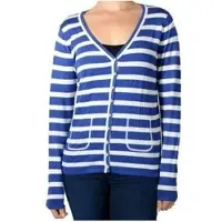 Pascal Morabito Gilet - Blau / Ecru