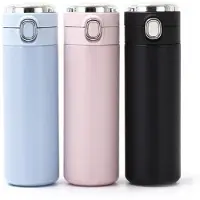 MaxPower 420 ml Smart-Thermosflasche, Rebound-Vakuumflasche, Thermosbecher, Kaffee, Tee, Thermoskanne, Weihnachtsgeschenk, Wasserflasche