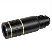 Exogio 22-faches Teleobjektiv, Monokular, Weitwinkel, HD-Optik, vergütet, mit 2-in-1-Clip-Stativ für Mobiltelefone