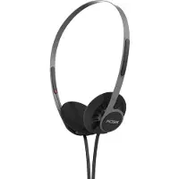 Koss KPH40 Utility On-Ear-Kopfhrer, abnehmbares, austauschbares Kabelsystem, Retro-Stil, ultraleichtes Design (Stealth Black)
