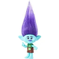 Mattel DreamWorks Trolls Band Together Branch, kleine Puppe mit abnehmbarem Outfit und Pl schhaarspielzeug, inspiriert vom Film