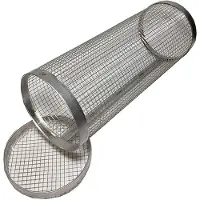 Melitt Bbq RäUchernetz Grill Zylinder Edelstahl Grillrost Lagerfeuer Grilleimer Camping Picknick 30Cm