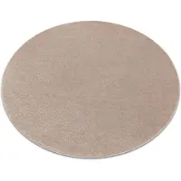 Rugsx Teppich SOFTY Kreis glatt, einfarbig beige Kreis 150 cm
