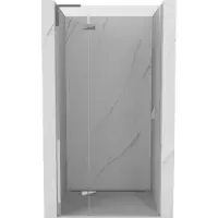 Mexen Mist-H L Duschtür, schwenkbar, links, 75 cm, transparent, Chrom - 8A5L-075-000-01-00-L