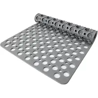 Typecat Duschmatte, rutschfeste Duschmatte mit Saugnäpfen und Abflusslöchern, 75 x 43 cm, maschinenwaschbare Badewannenmatte, rutschfeste Matte