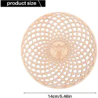 Typecat 8Pack 14cm Holz Wand Zeichen Blume des Lebens Form Coaster Holz Kunst DIY Geometrie