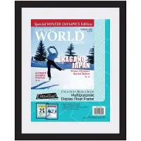 MCS Schweberahmen f r Zeitschriftendisplays, 27,9 x 35,6 cm, Schwarz (40946)