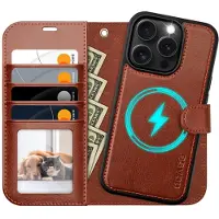 Ocase fr iPhone 16 Pro Max Hlle abnehmbare Brieftaschenhlle mit Kartenhalter [2 in 1] PU Leder Flip Folio mit RFID -Blockierungsstnder Armban