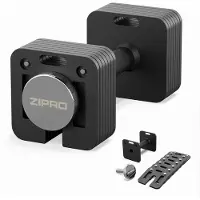 Zipro Square Verstellbare Hantel 16 kg – Hantelset Kompakt in Einem Quadratisches Design Schnelles Wechselsystem Stahlplatten Kurzhantel für Home Gym