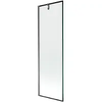 Mexen Next Duschabtrennung 1-flügelig 60 x 150 cm, schwarzes Muster, Gun Metal - 895-060-000-00-70-95