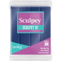 SCULPEY Polymer Clay - Sculpey - III - Navy Pearl Nr. 1135 - 57gr - Flexibel und gebrauchsfertig