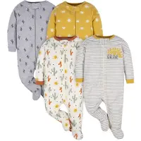 Gerber Unisex Baby 4 Pack 'N Play Footie und Kleinkind Schlafanz ge S dwesten Fr hchen US