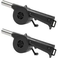 Jojomino stücke Hand BBQ Fan Outdoor Luft Gebläse für Grill Picknick Manuelle Kurbel Grill Feuer Balg Werkzeuge